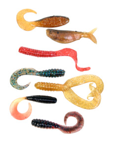 Bass Lures, plastic lures, grubs