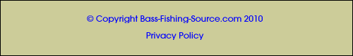 footer for Bass Fishing page