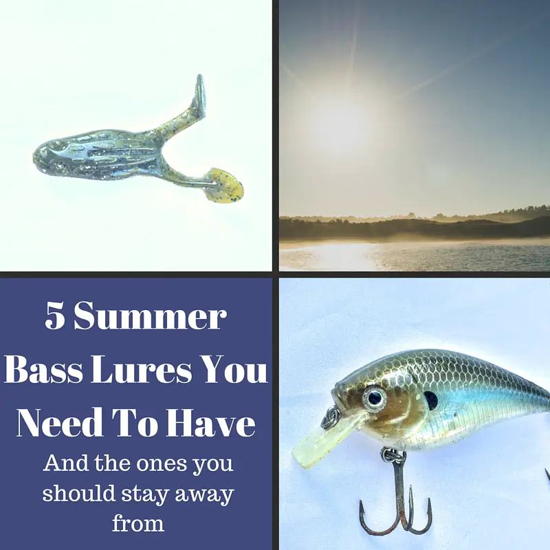 5 lures for summer bass fishing