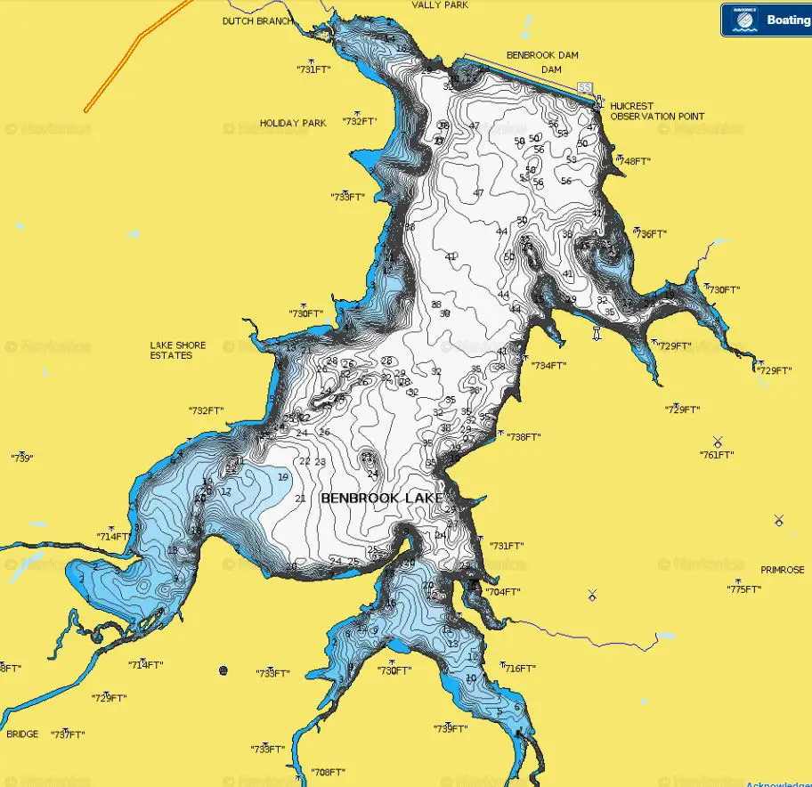 Navionics Lake Map