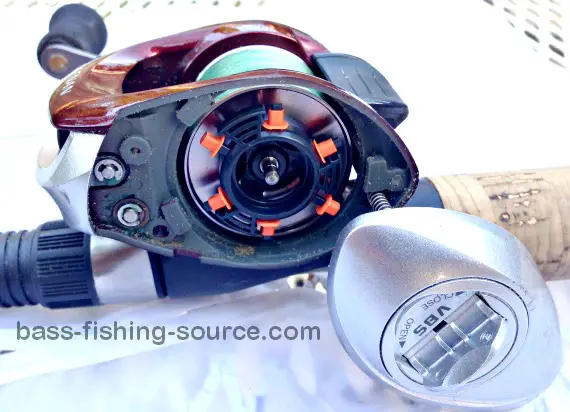 Centrifugal Brakes on a Baitcast Reel