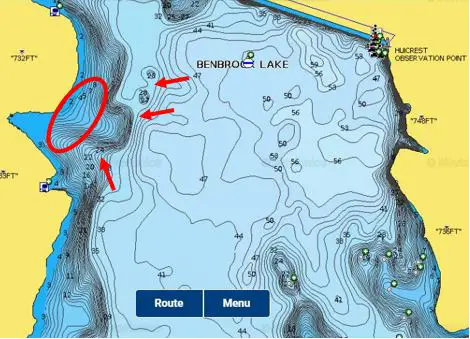 prespawn bass fishing spots