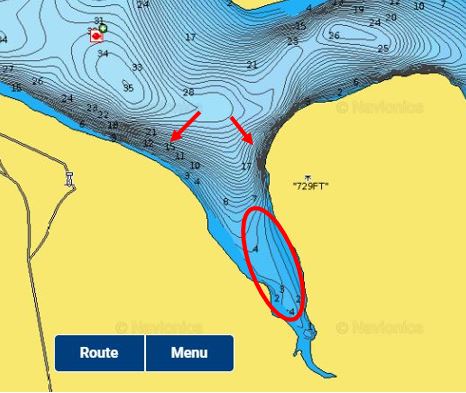 prespawn bass fishing locations