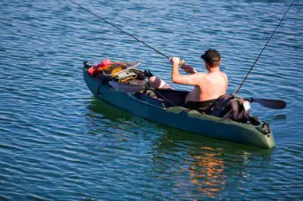 Kayak fishing