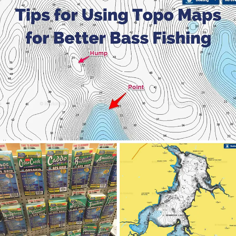 Topographic Lake Maps for Bass Fishing